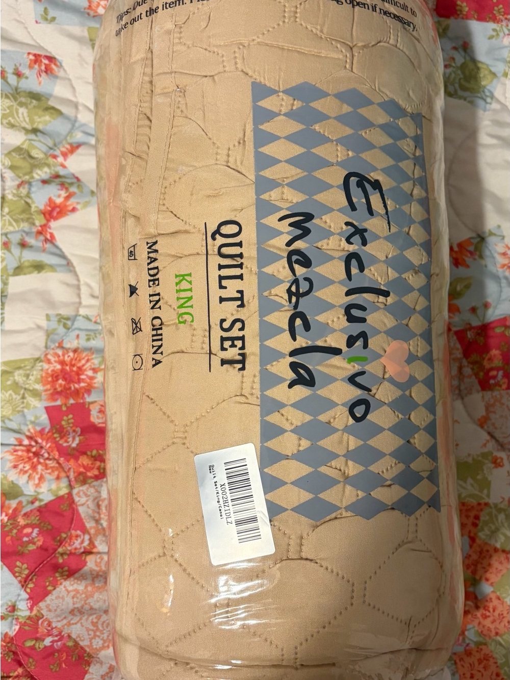 Quilt bedding set King size NEW